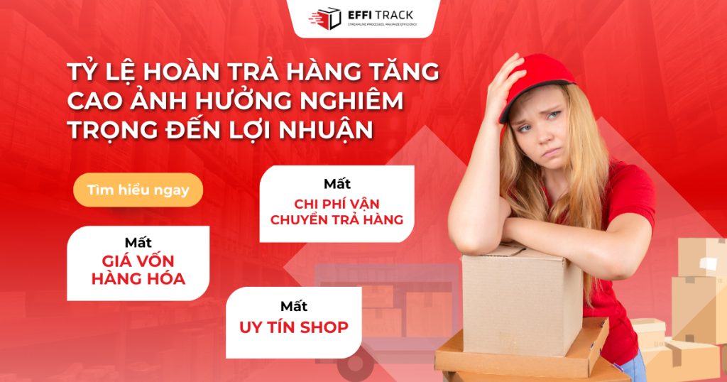 Tỷ lệ hoàn trả hàng tăng cao ảnh hưởng nghiêm trọng đến lợi nhuận